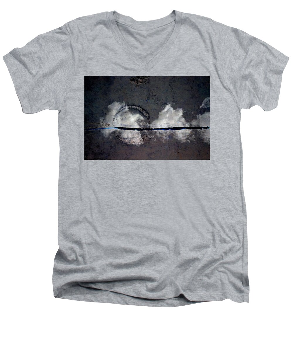 Abstract Men's V-Neck T-Shirt featuring the photograph Unbound by Mark Ross