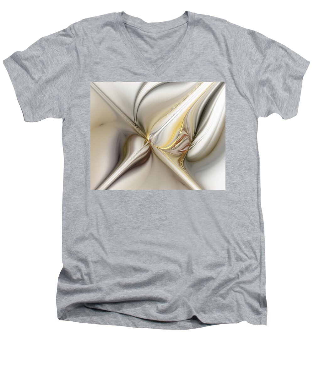 Digital Painting Men's V-Neck T-Shirt featuring the digital art Untitled 02-16-10 by David Lane