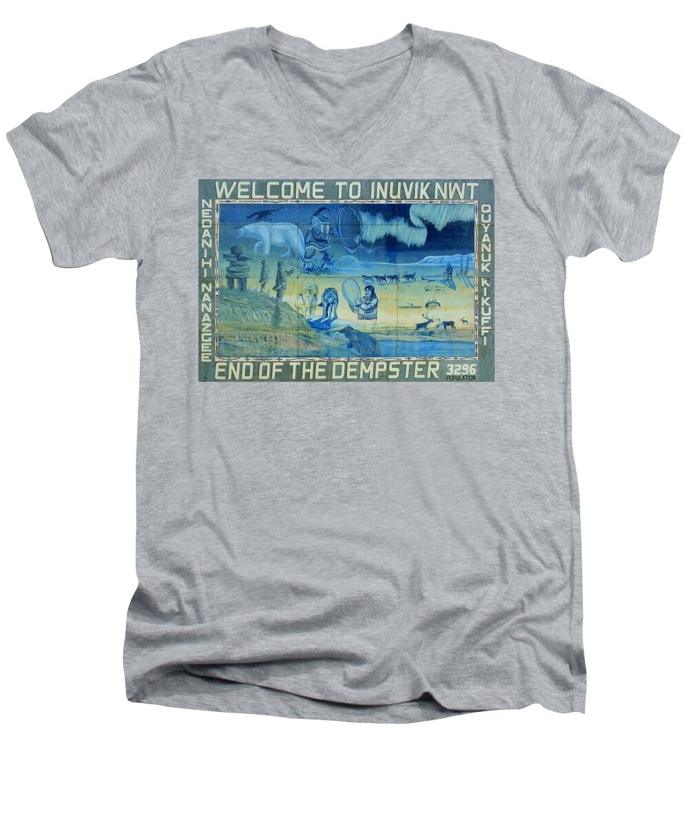 North America Men's V-Neck T-Shirt featuring the photograph Up North ... by Juergen Weiss