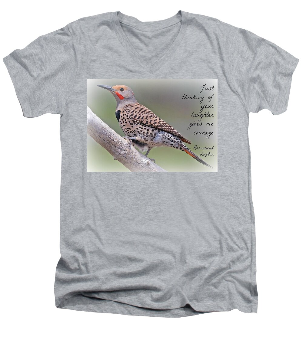  Men's V-Neck T-Shirt featuring the photograph Uplifting245 by David Norman