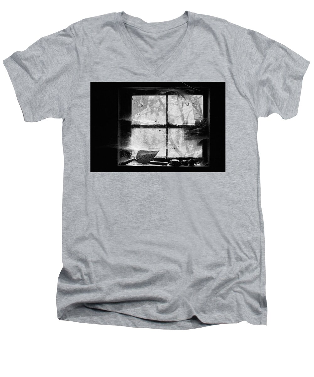  Men's V-Neck T-Shirt featuring the photograph View by Laurie Stewart