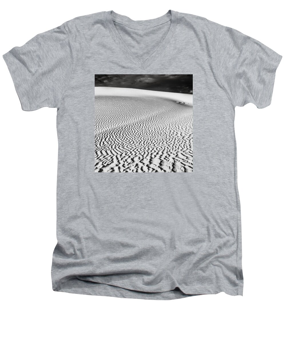 Sand Men's V-Neck T-Shirt featuring the photograph Wave Theory V by Ryan Weddle
