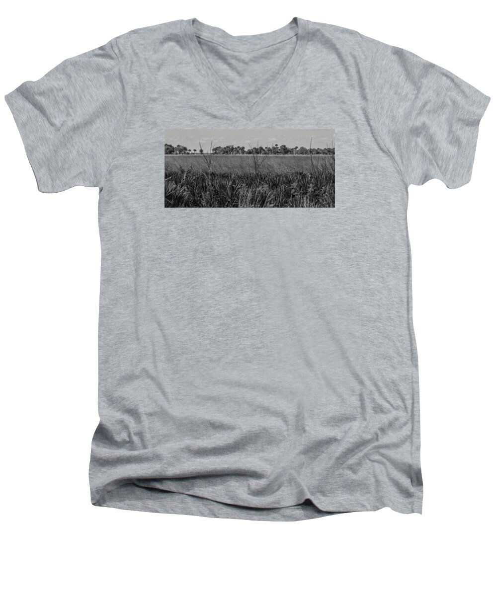 White Tail Men's V-Neck T-Shirt featuring the photograph White Tail Deer by Christopher Perez