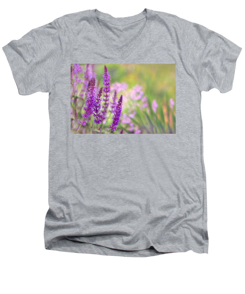 Flowers Men's V-Neck T-Shirt featuring the photograph Wild Flower by Jessica Jenney