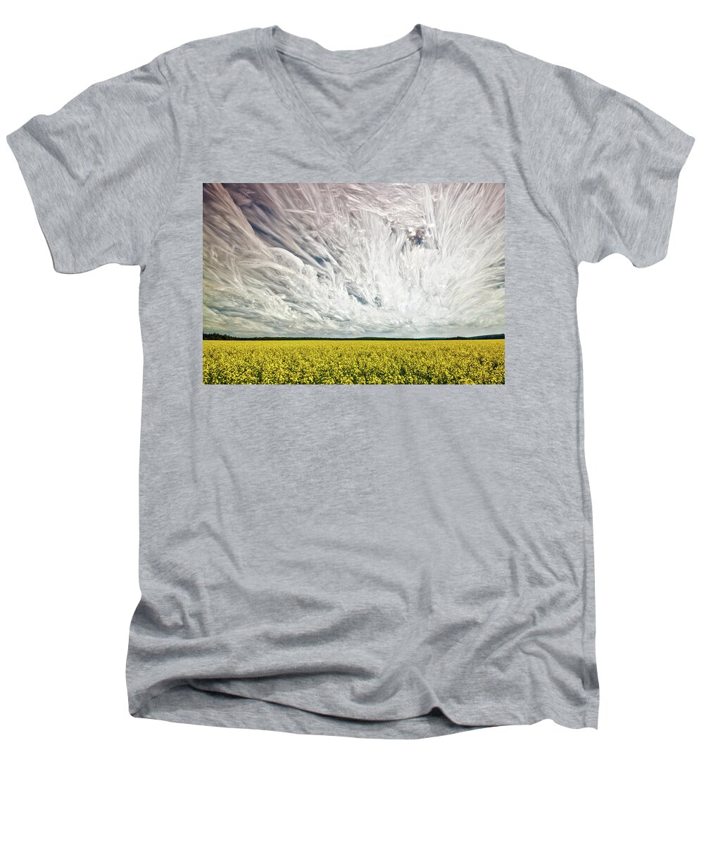 Matt Molloy Men's V-Neck T-Shirt featuring the photograph Wild Winds by Matt Molloy