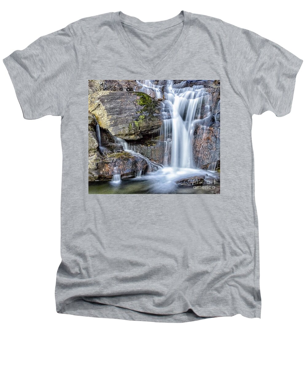 Dukes-creek Men's V-Neck T-Shirt featuring the photograph Full of Treasures by Bernd Laeschke