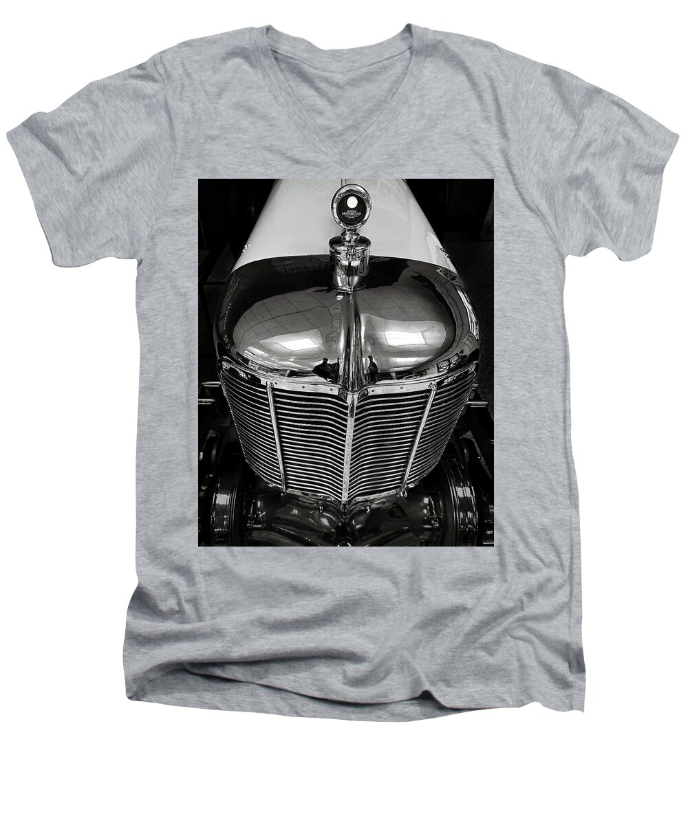 Svra Men's V-Neck T-Shirt featuring the photograph Boyce by Josh Williams