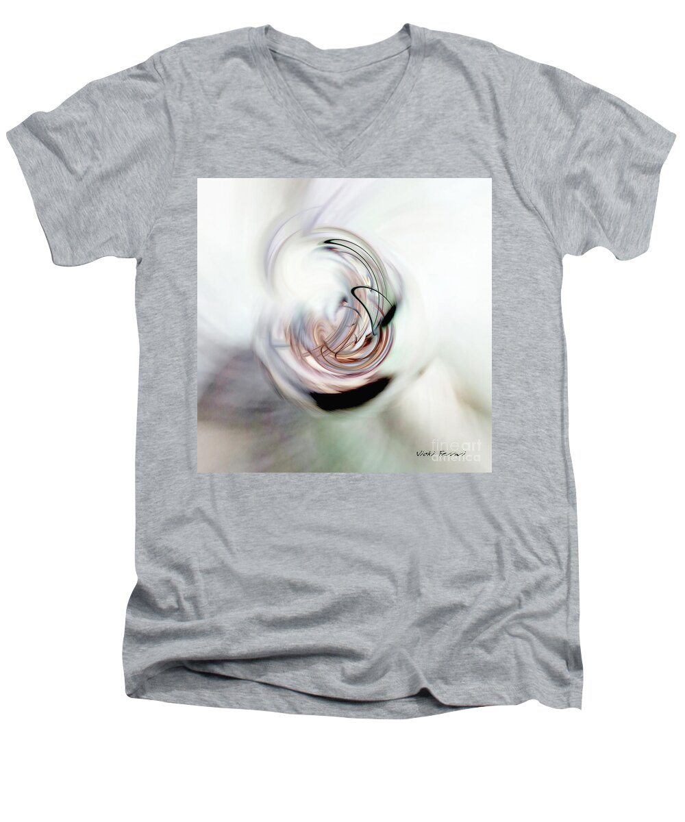 Knot Men's V-Neck T-Shirt featuring the photograph Tangled Mode by Vicki Ferrari