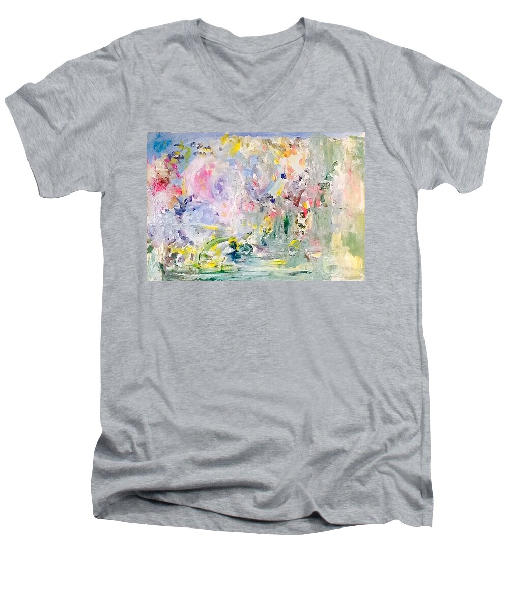 Romance Men's V-Neck T-Shirt featuring the photograph Whirlwind Romance by Judith Desrosiers