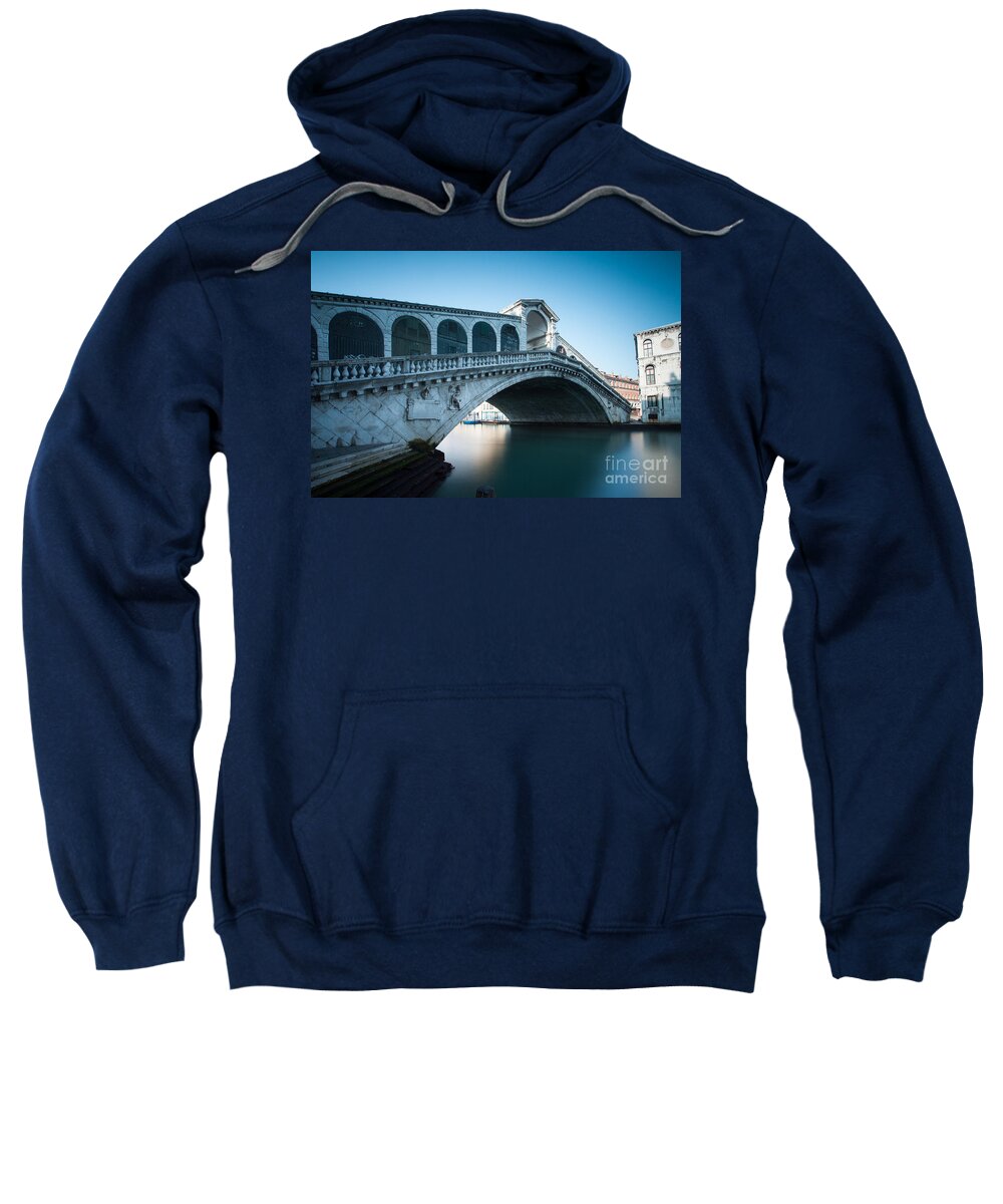 Arch Sweatshirt featuring the photograph Rialto bridge Venice Italy #1 by Matteo Colombo