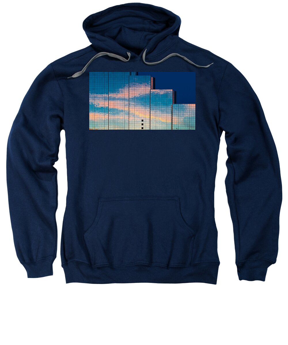 Abstract Sweatshirt featuring the photograph Abstract Sunset by Niels Nielsen