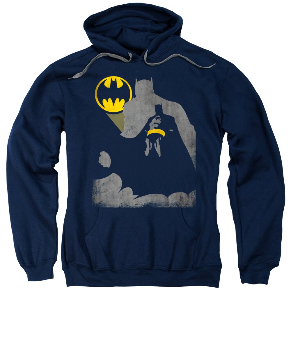  Sweatshirt featuring the digital art Batman - Bat Knockout by Brand A
