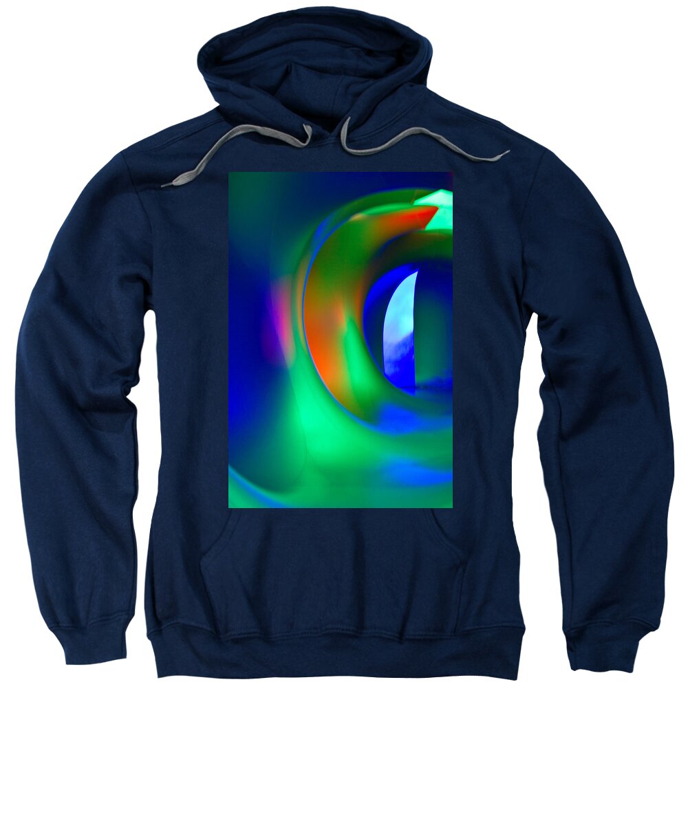 Abstract Sweatshirt featuring the photograph Bending Light 3 by Christie Kowalski