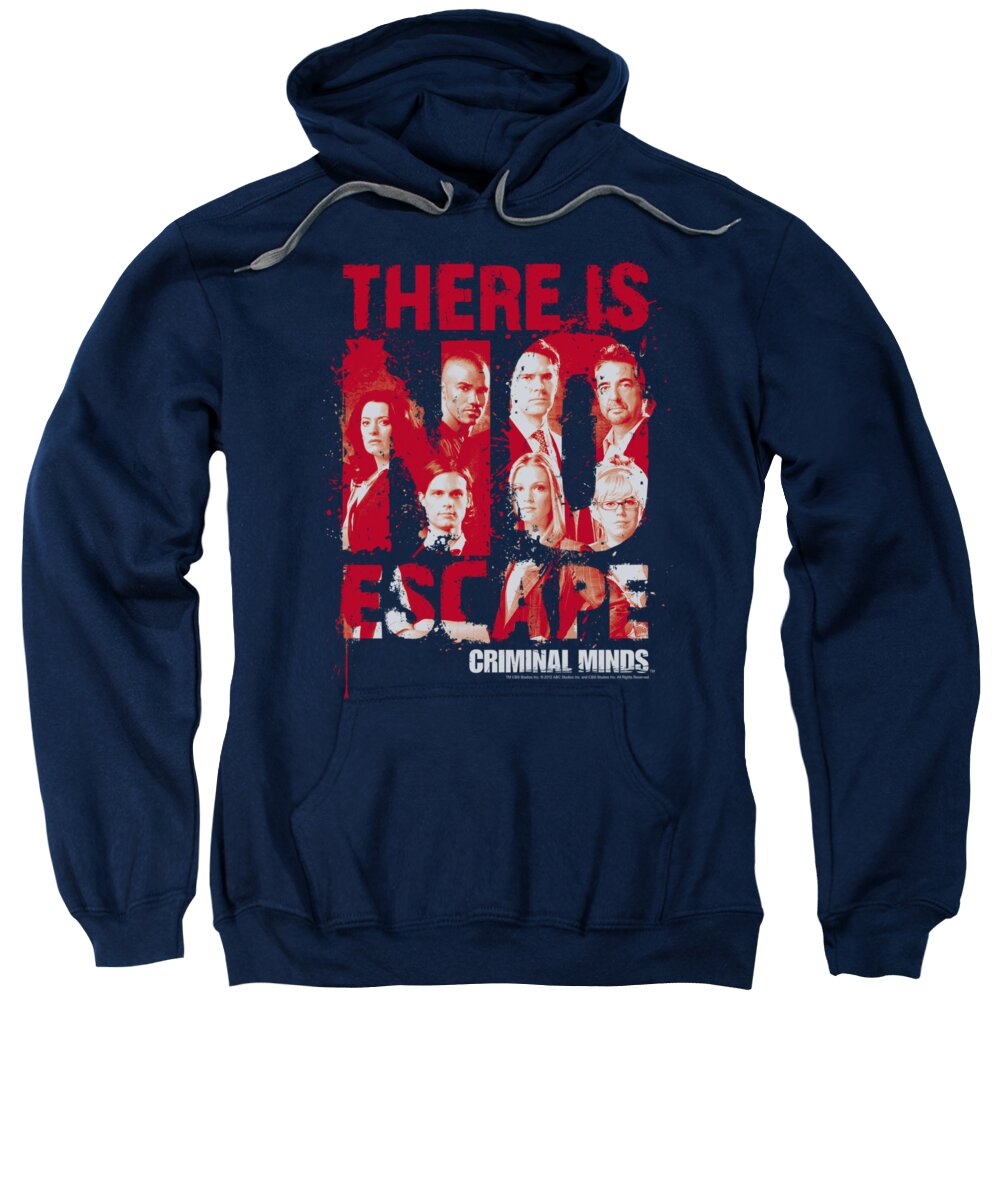 Criminal Minds Sweatshirt featuring the digital art Criminal Minds - No Escape by Brand A