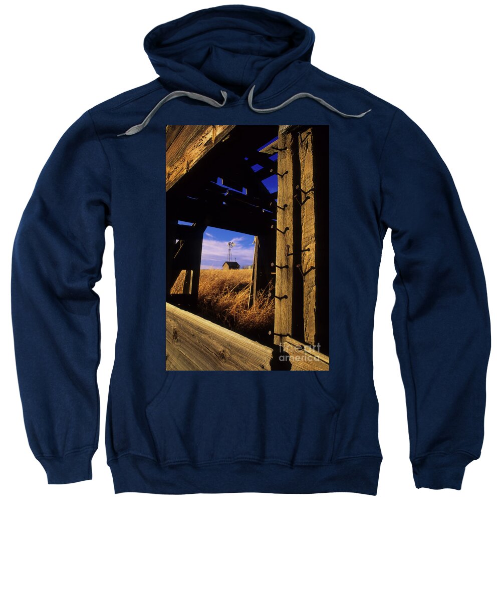 Farm Sweatshirt featuring the photograph Days Gone By by Bob Christopher