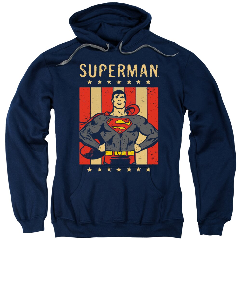  Sweatshirt featuring the digital art Dc - Retro Liberty by Brand A