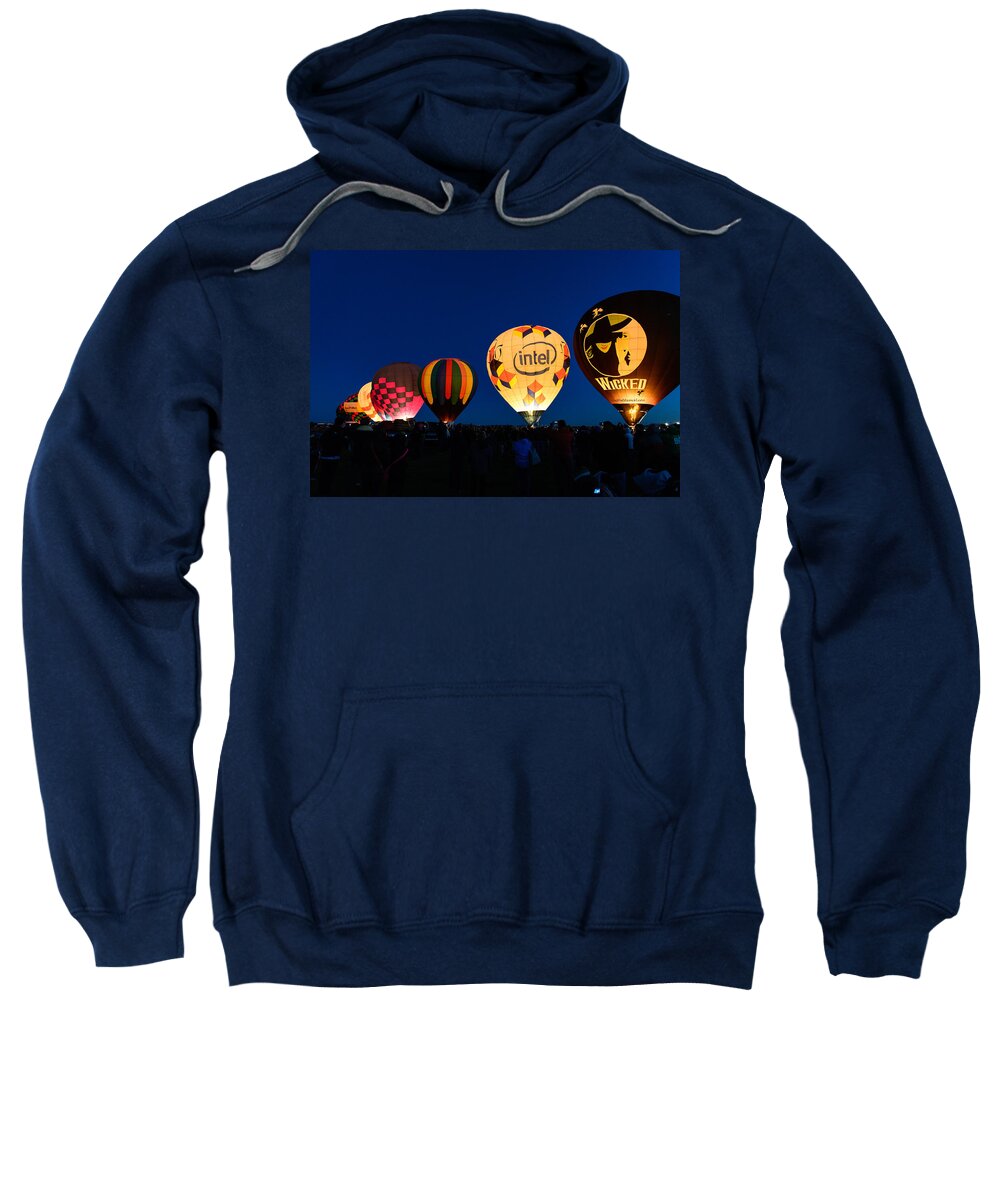 New Mexico Sweatshirt featuring the photograph Early morning launch by John Johnson