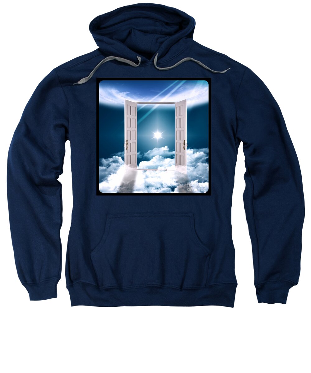Cloud Sweatshirt featuring the photograph Heaven Gate on Clouds by Stefano Senise