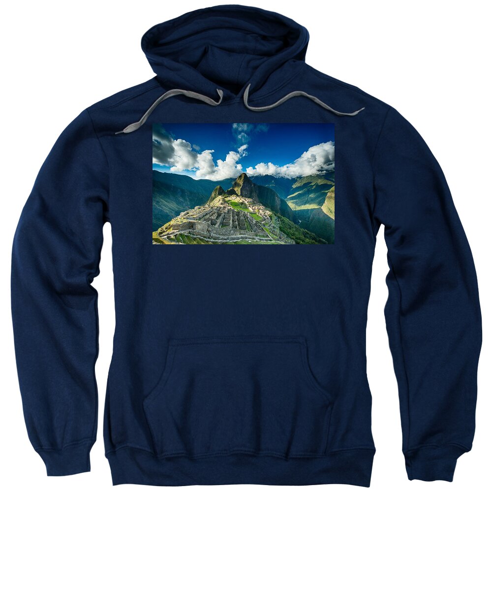 Aguas Calientes Sweatshirt featuring the photograph Machu Picchu by U Schade