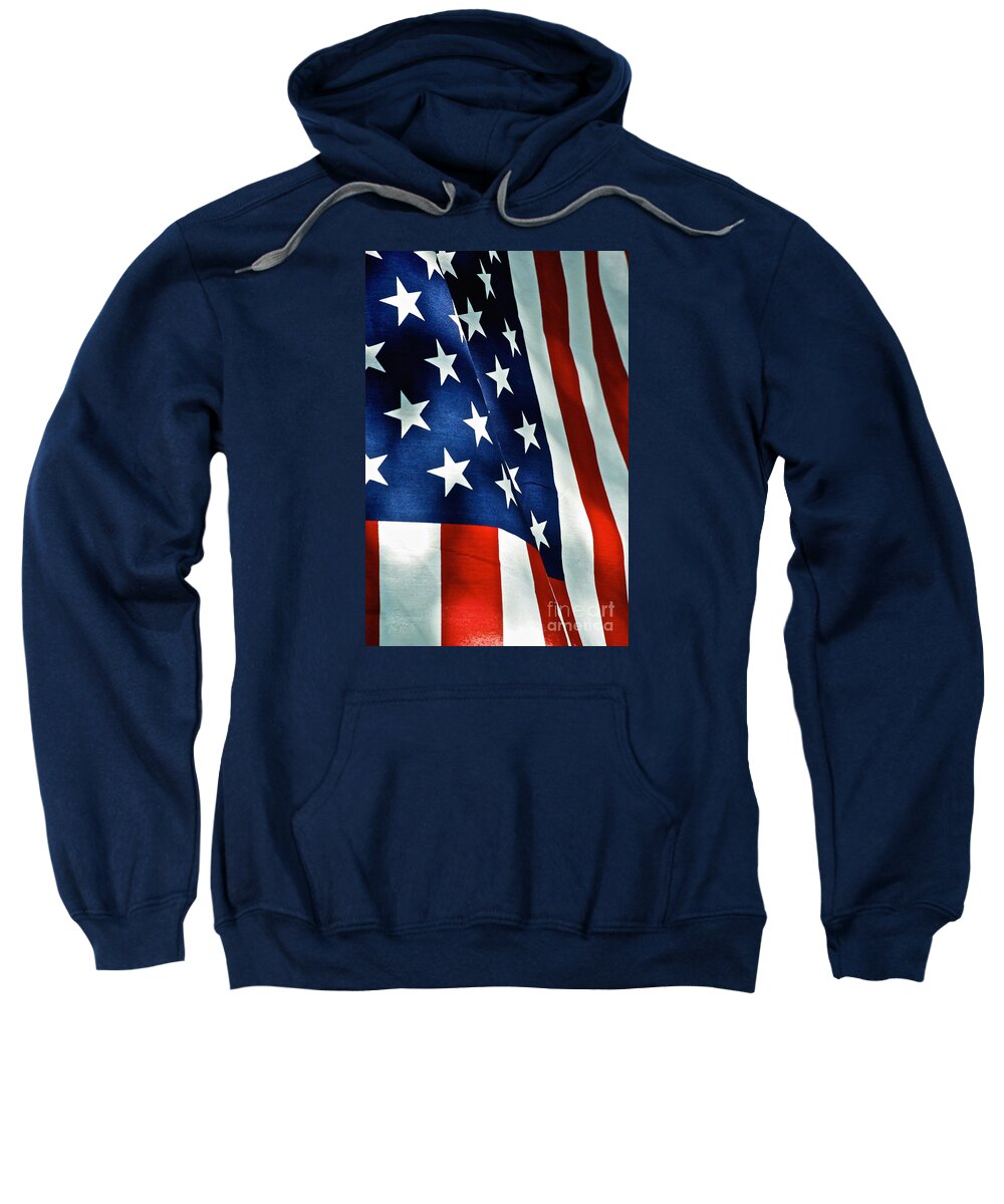 Frank J Casella Sweatshirt featuring the photograph Star-Spangled Banner by Frank J Casella