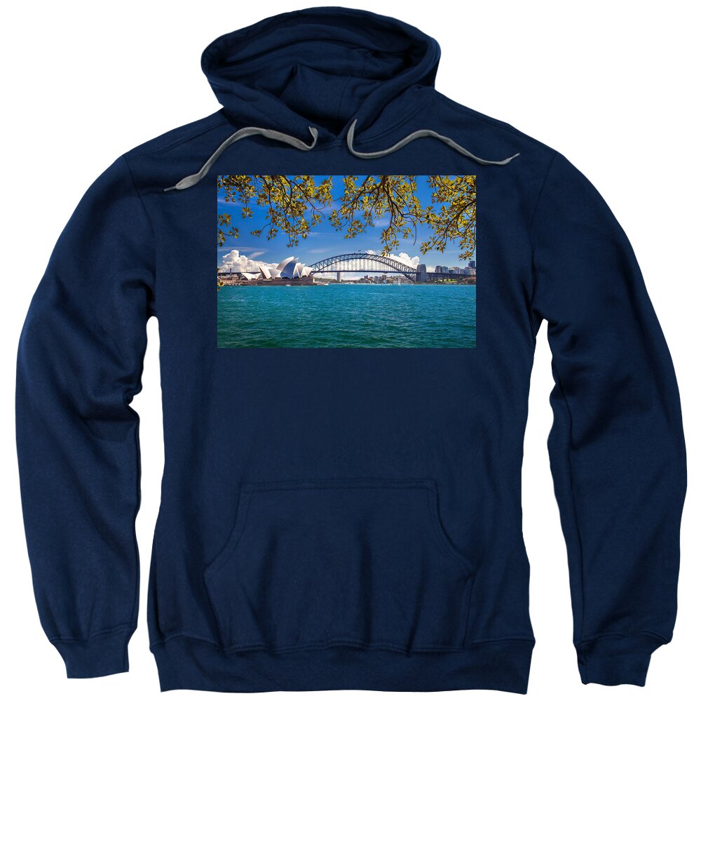 Sydney Sweatshirt featuring the photograph Sydney Harbour Skyline 2 by Az Jackson