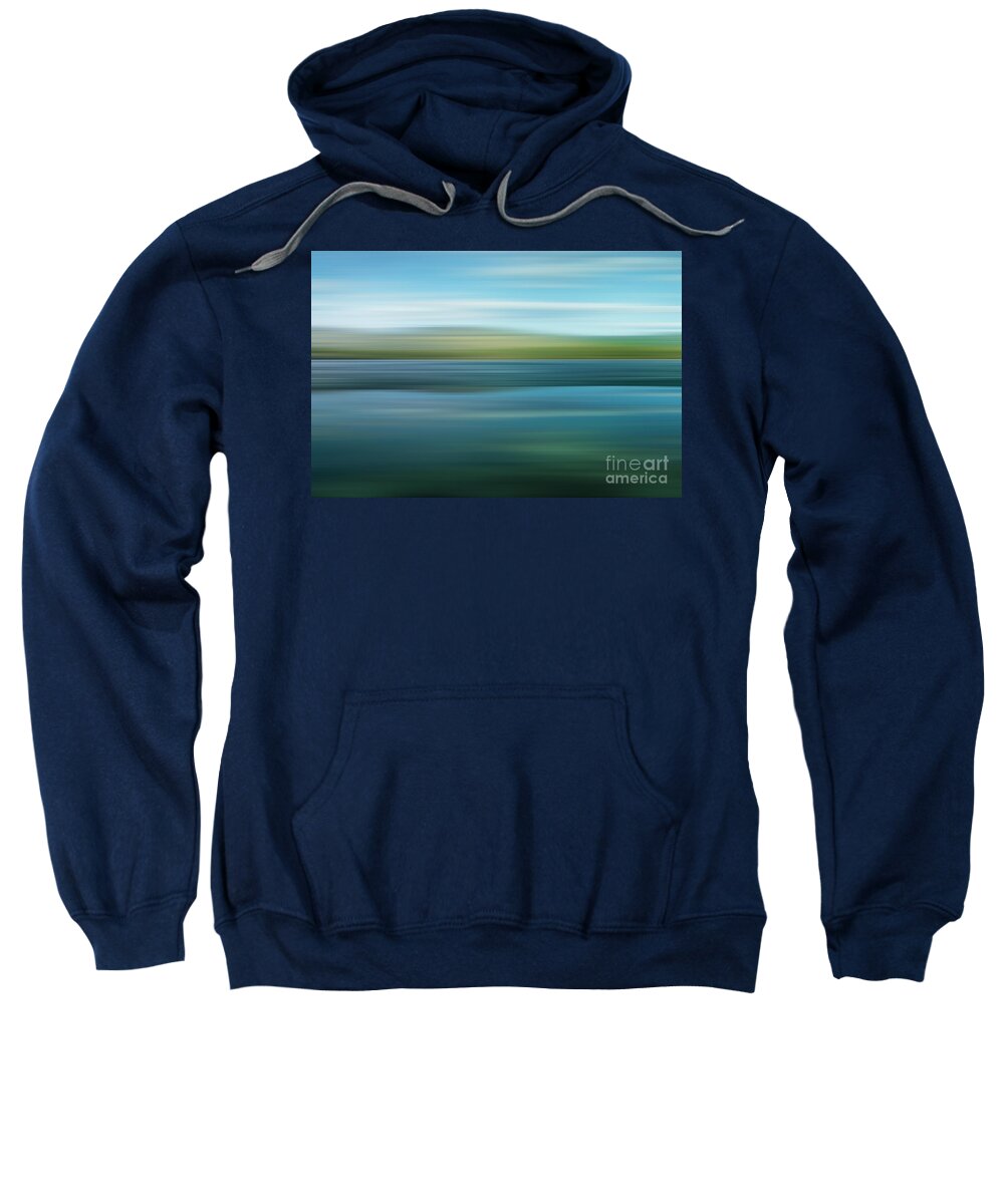 Impressionistic Sweatshirt featuring the photograph Twin Lakes by Priska Wettstein