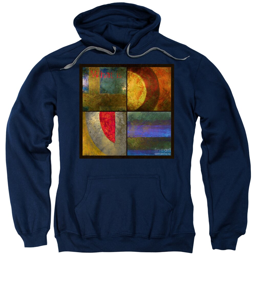Love Sweatshirt featuring the mixed media What is LOVE by Randy Wollenmann