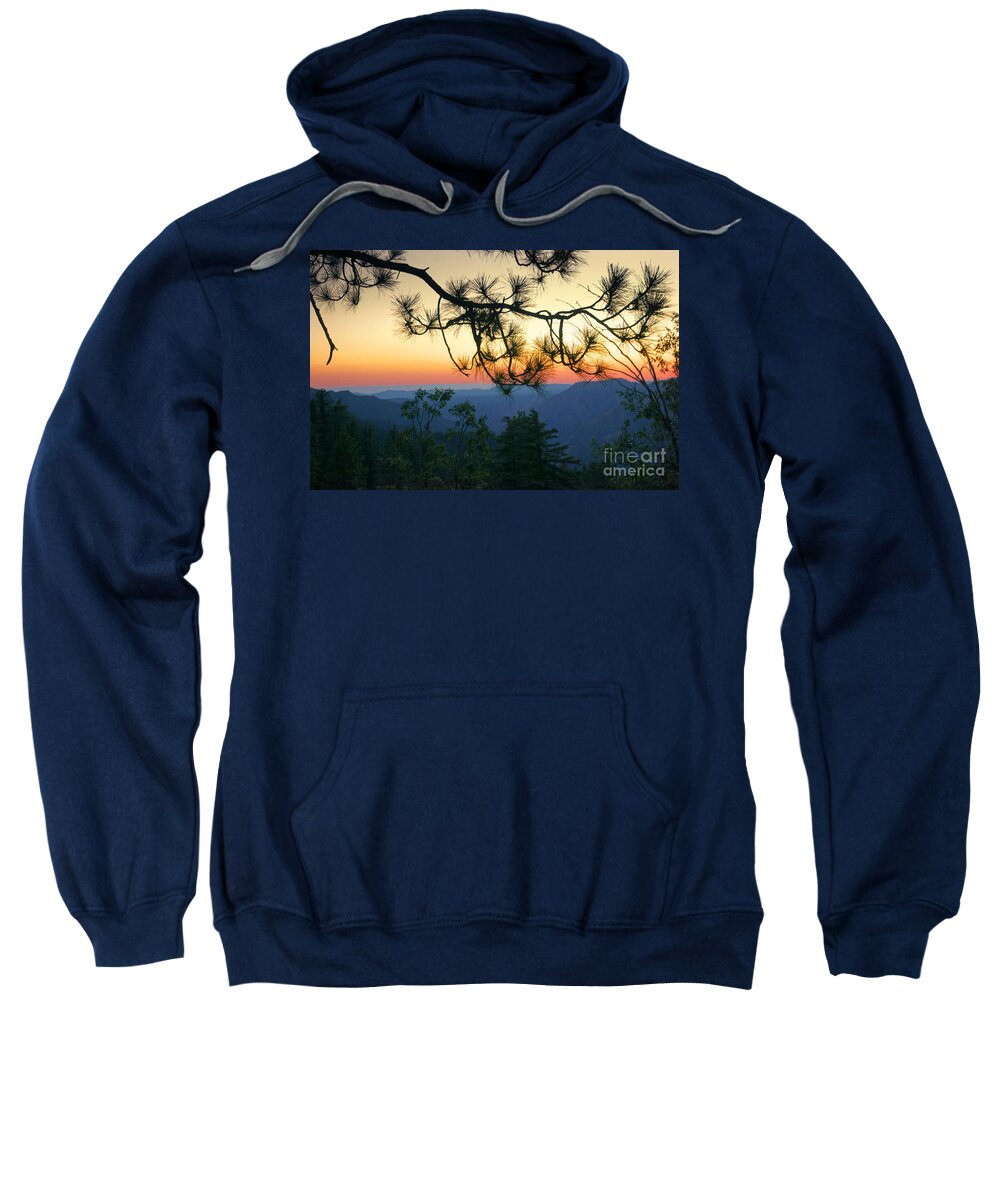Yosemite Sweatshirt featuring the photograph Yosemite Dusk by Ellen Cotton