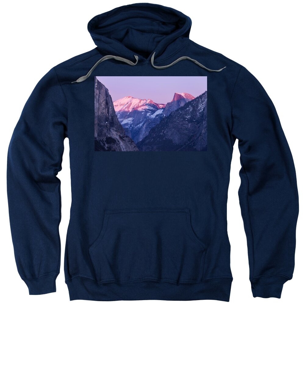 California Sweatshirt featuring the photograph Yosemite Valley Panorama by Alexander Fedin