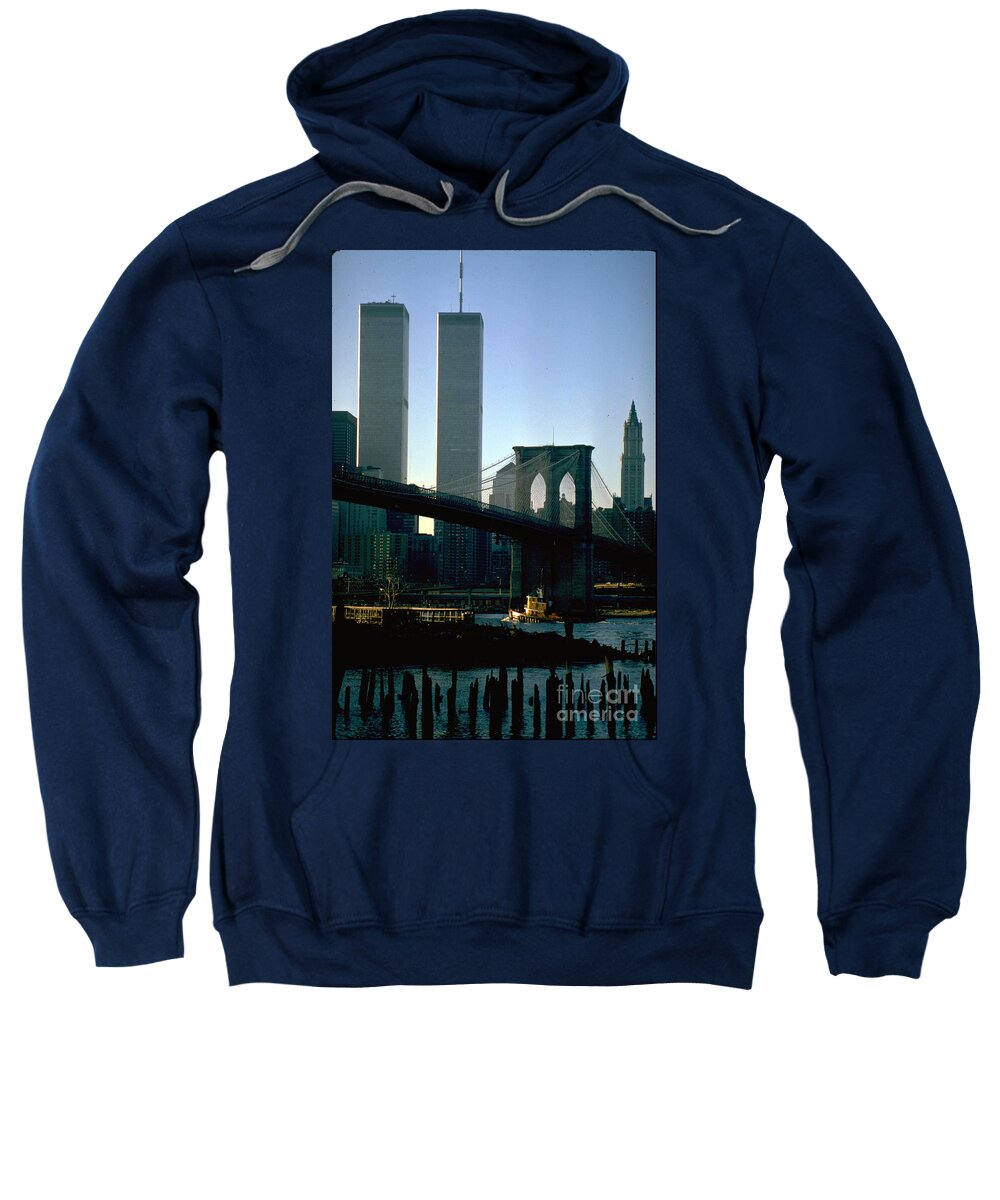 Boats Sweatshirt featuring the photograph East River Tugboat by Mark Gilman