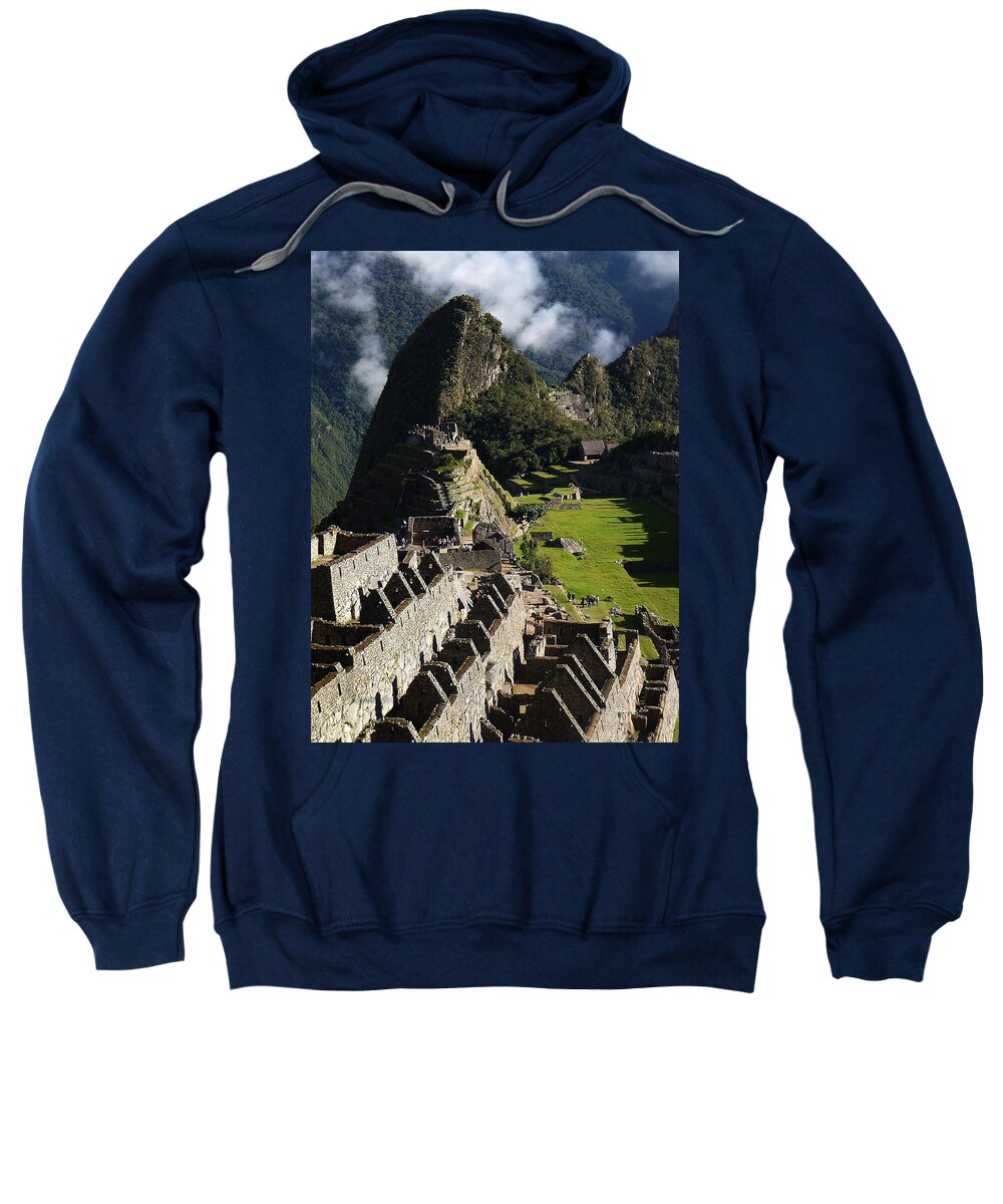 Peru Sweatshirt featuring the photograph Machu Picchu Peru 7 by Xueling Zou