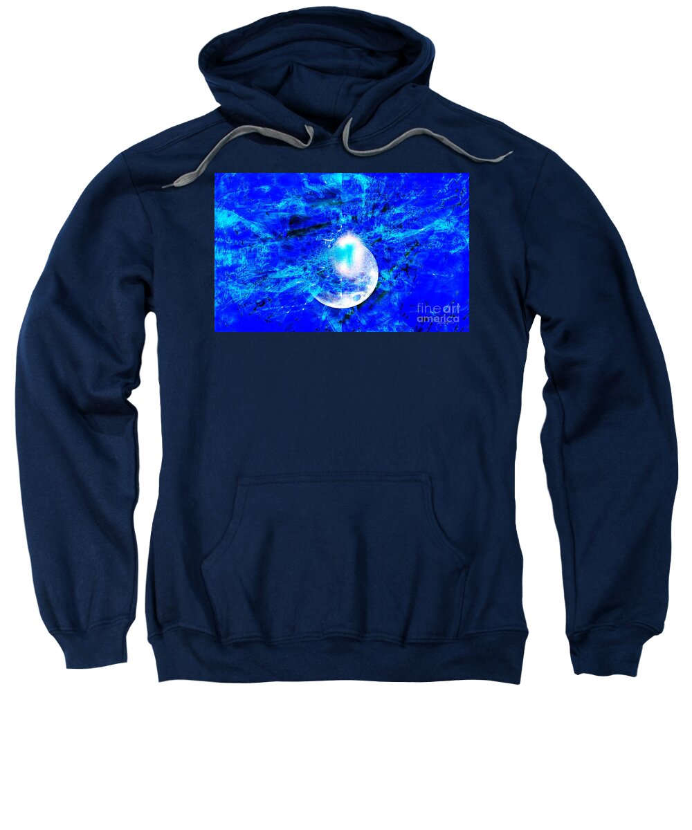 Fania Simon Sweatshirt featuring the digital art Prophecy - The Second Coming of the Lord by Fania Simon