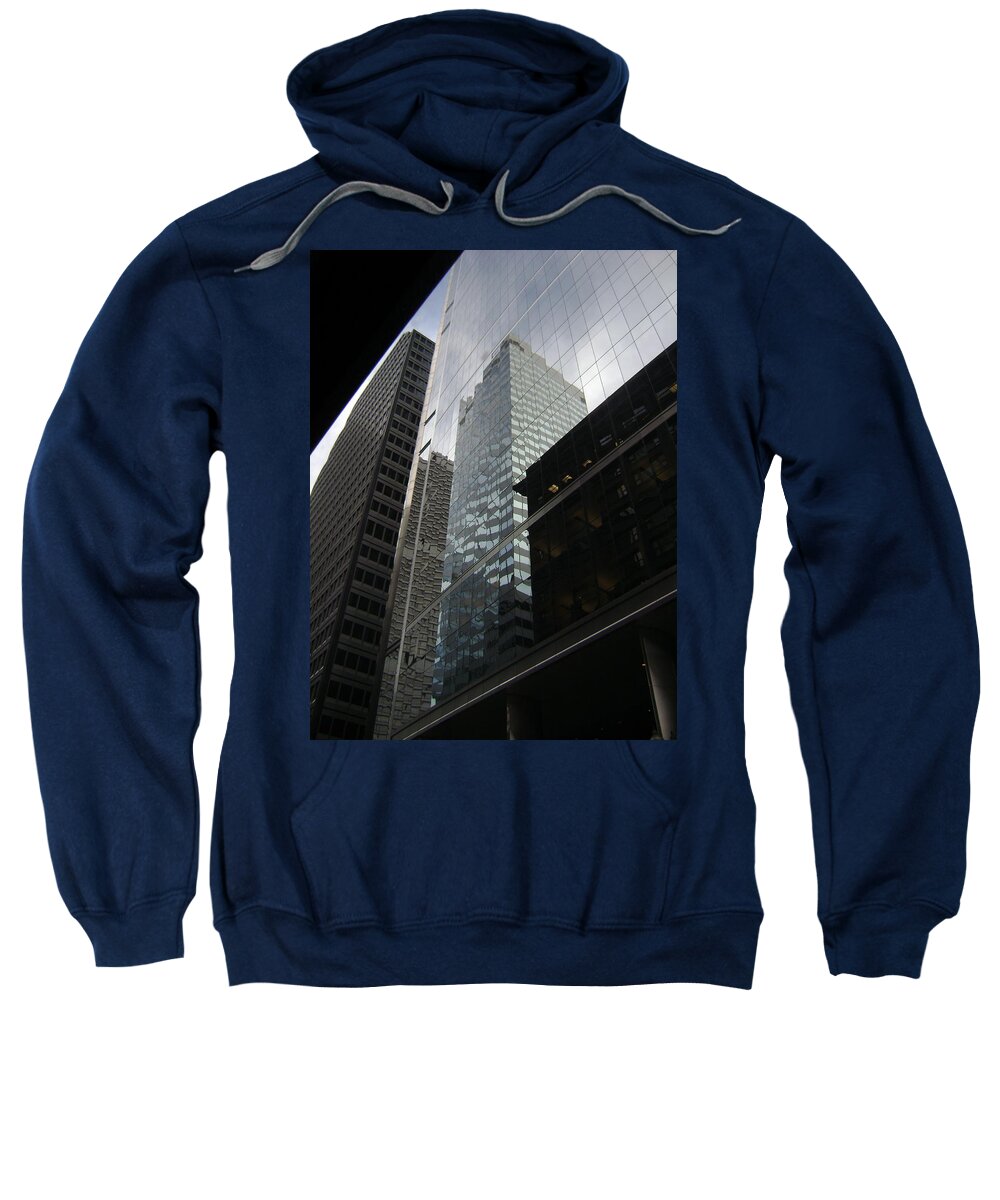 Chicago Sweatshirt featuring the photograph Reflections of Chicago by Al Griffin