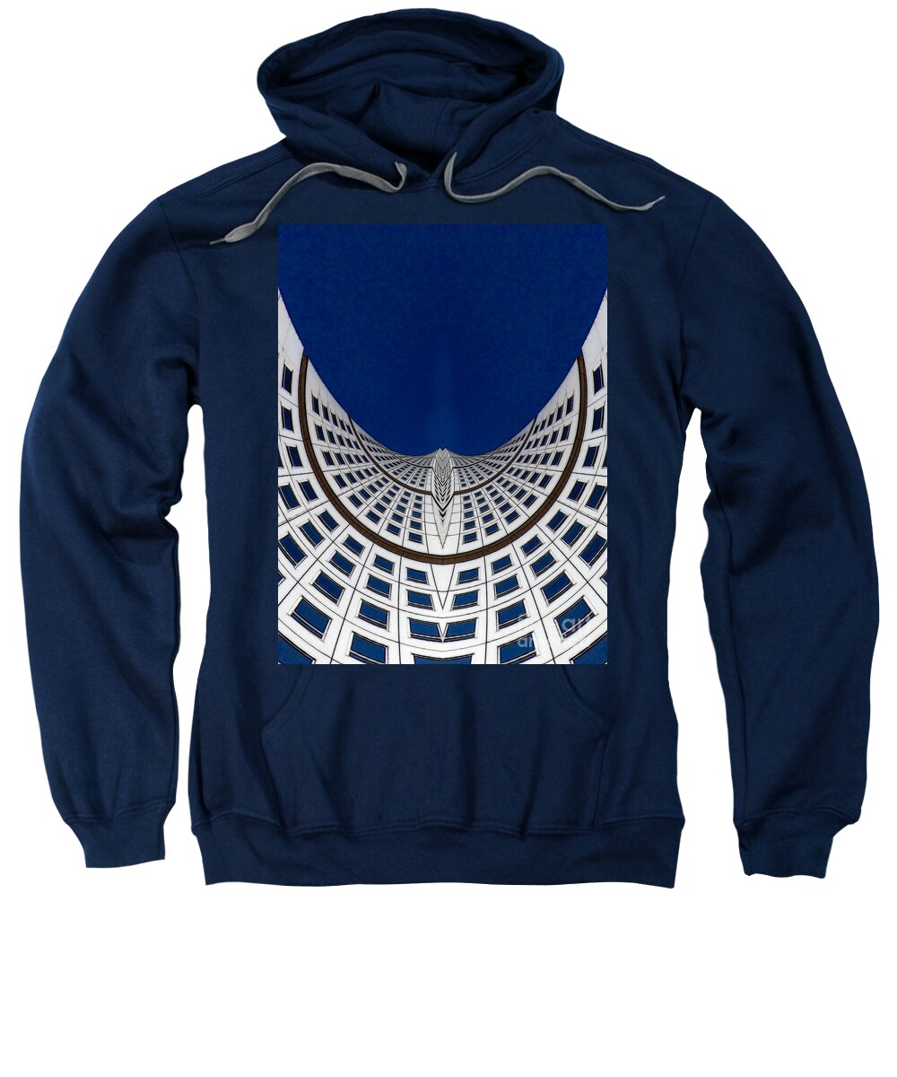 Abstract Sweatshirt featuring the digital art The Flight of an Eagle - ArchiFou 26 by Aimelle Ml