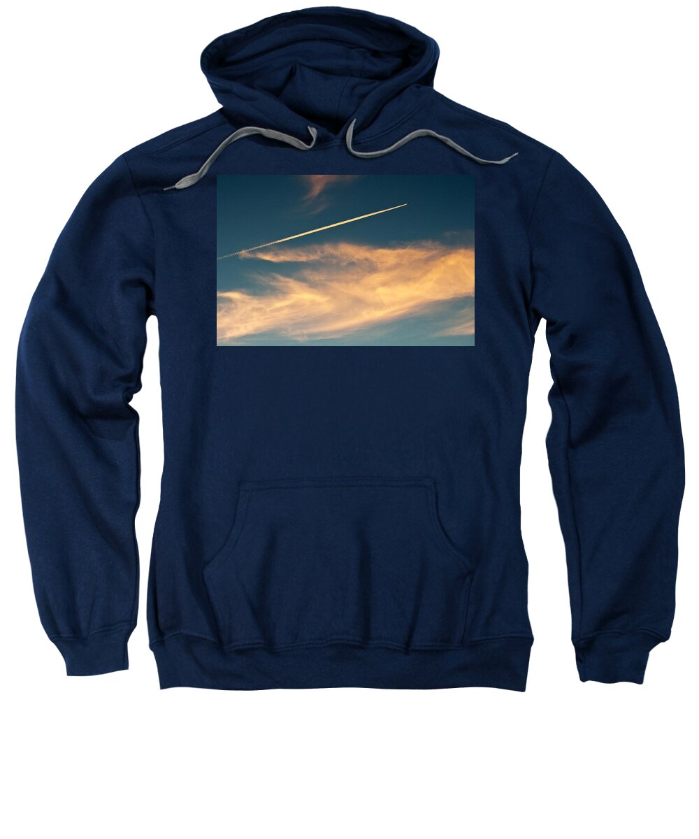 Jet Sweatshirt featuring the photograph Up and Away by Glenn Gordon