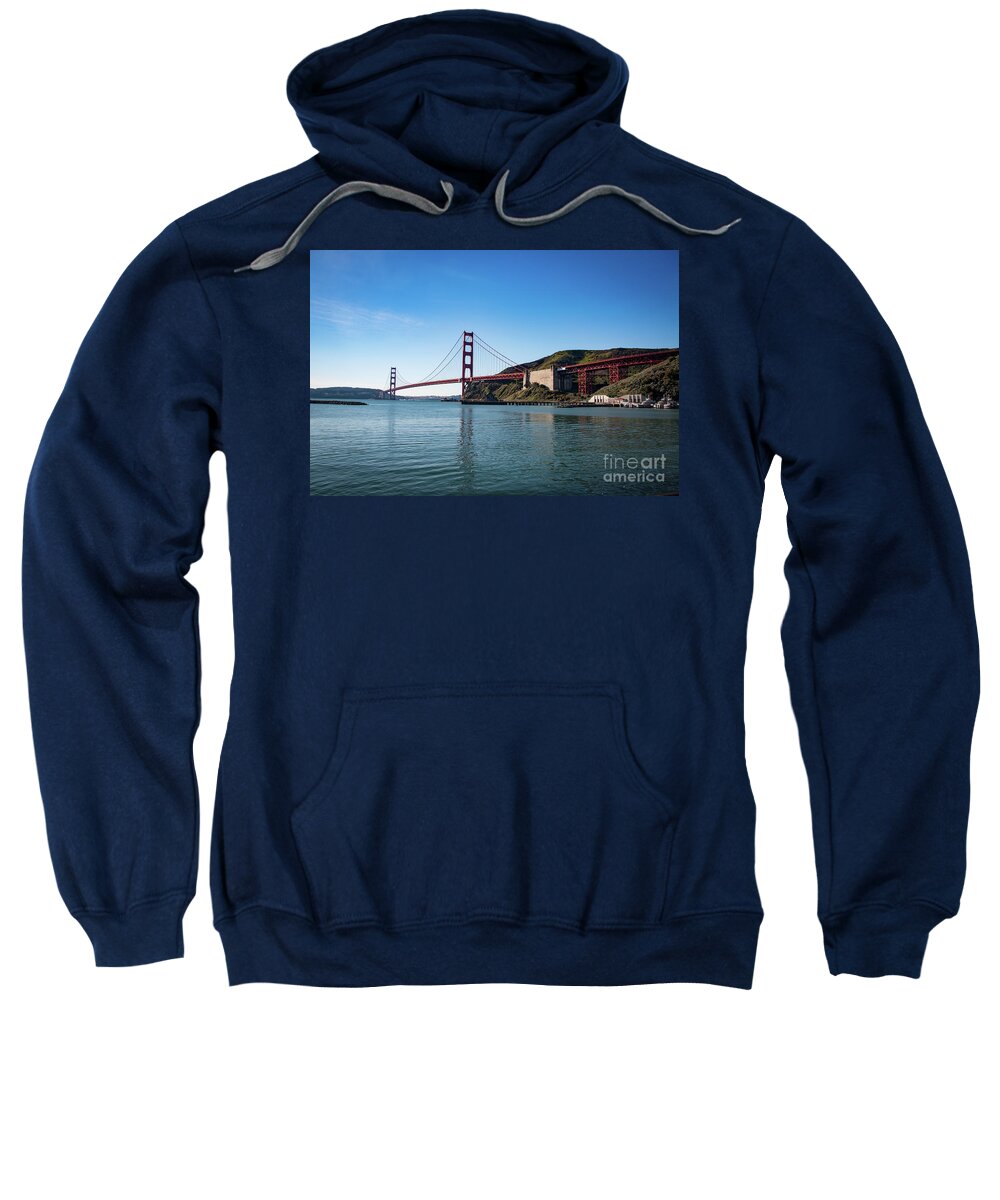 Bridge Sweatshirt featuring the photograph Golden Gate Bridge in San Francisco, USA by Amanda Mohler