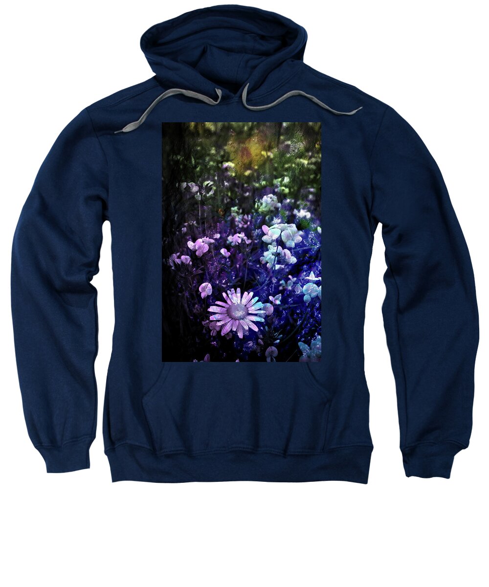 Texture Sweatshirt featuring the photograph Texture Flowers #11 by Prince Andre Faubert
