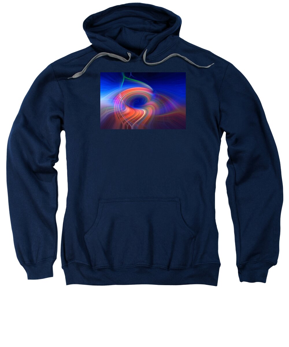 Abstract Sweatshirt featuring the photograph 15721 by Tom Weisbrook