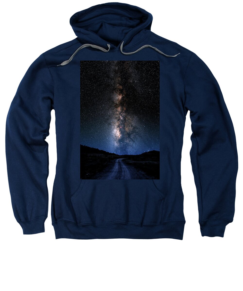 Astronomy Sweatshirt featuring the photograph Milky Way #6 by Larry Landolfi