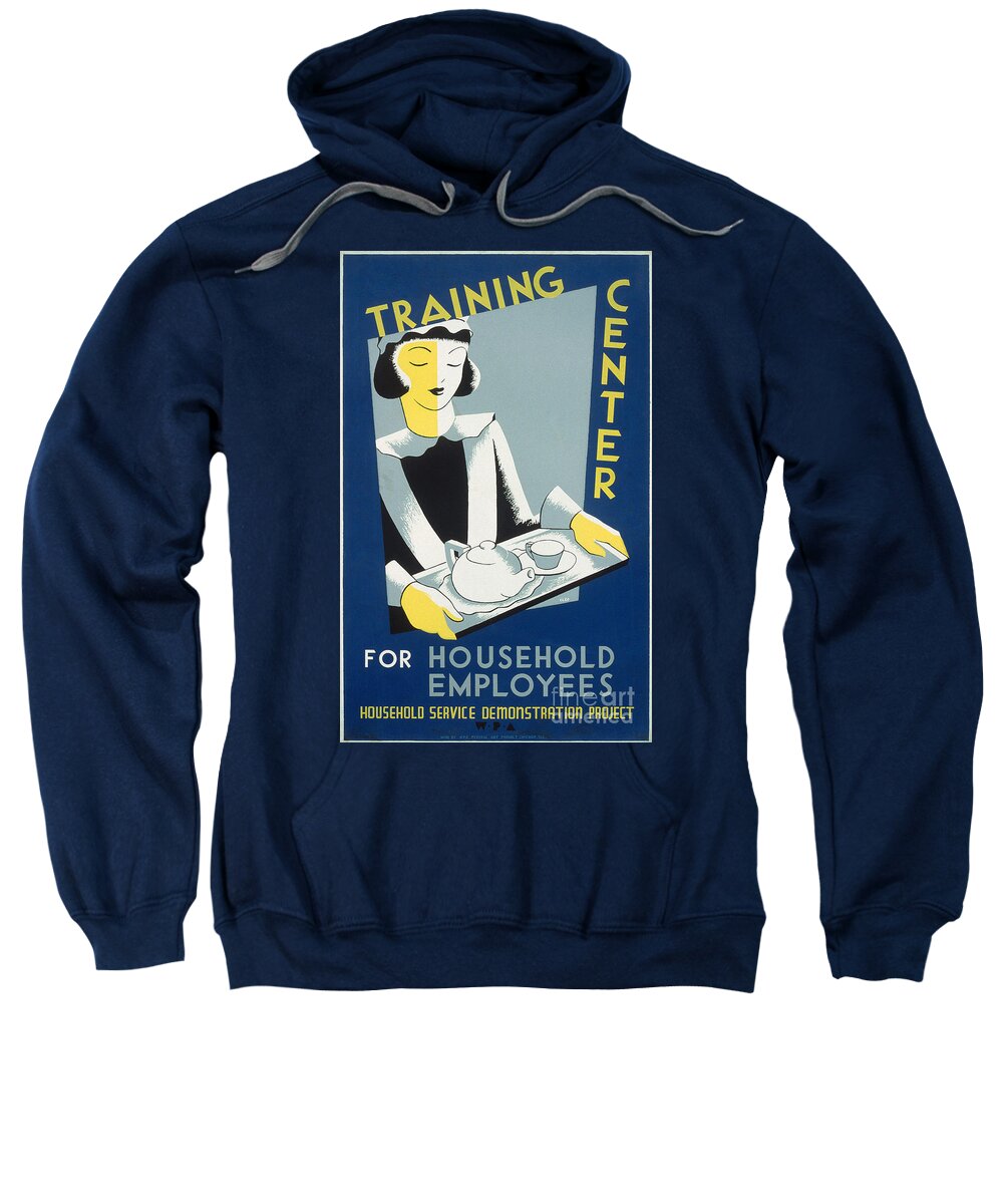 1936 Sweatshirt featuring the photograph New Deal: Wpa Poster #9 by Granger