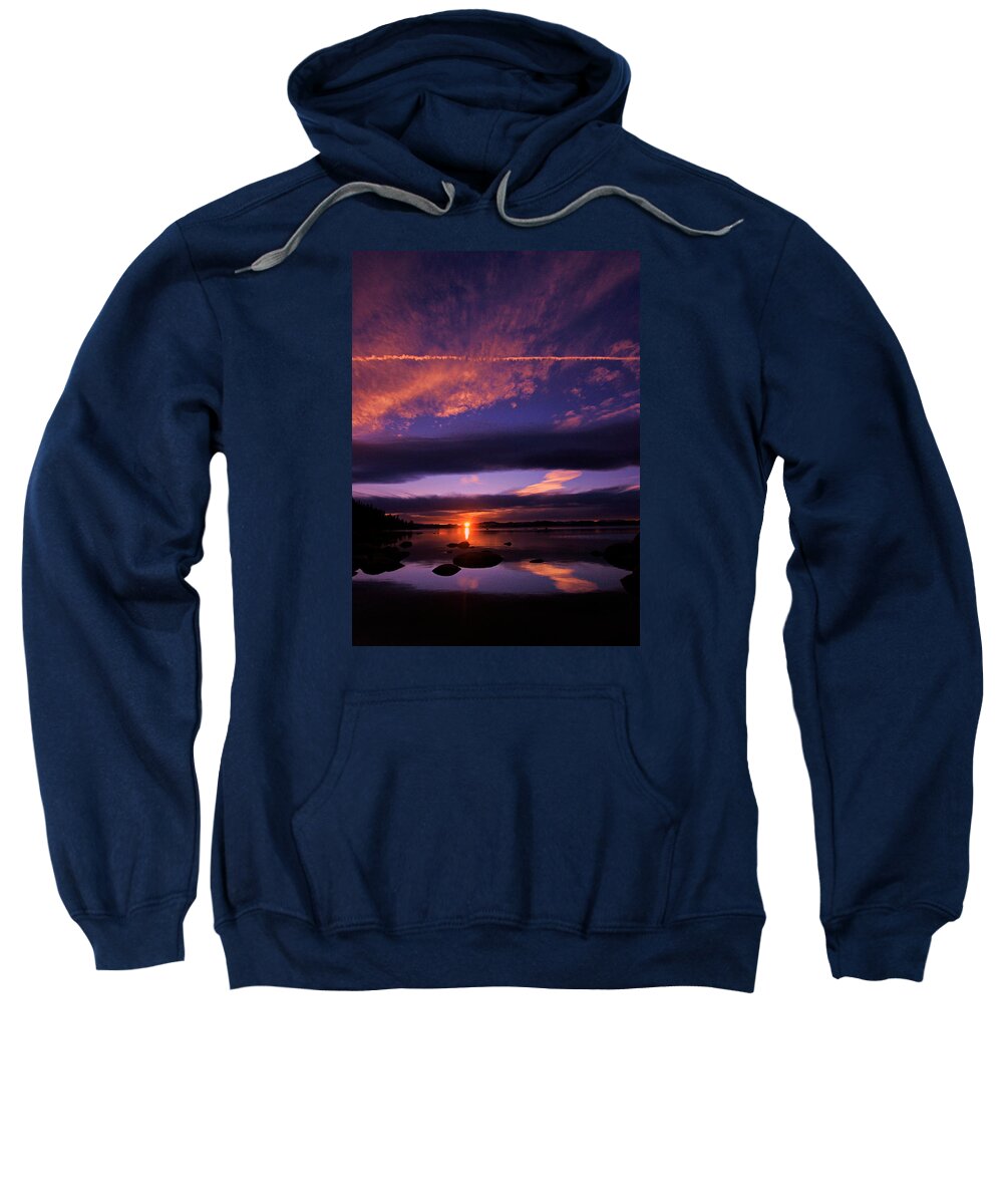 Lake Tahoe Sweatshirt featuring the photograph Amazing Sundown by Sean Sarsfield