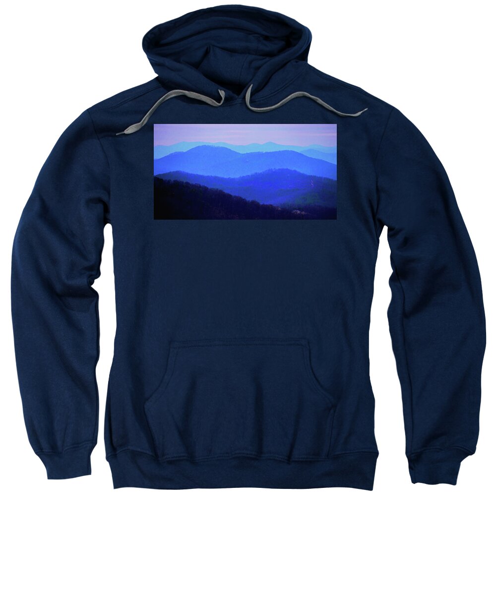Landscape Sweatshirt featuring the photograph Blue Ridge Magic by Ira Marcus