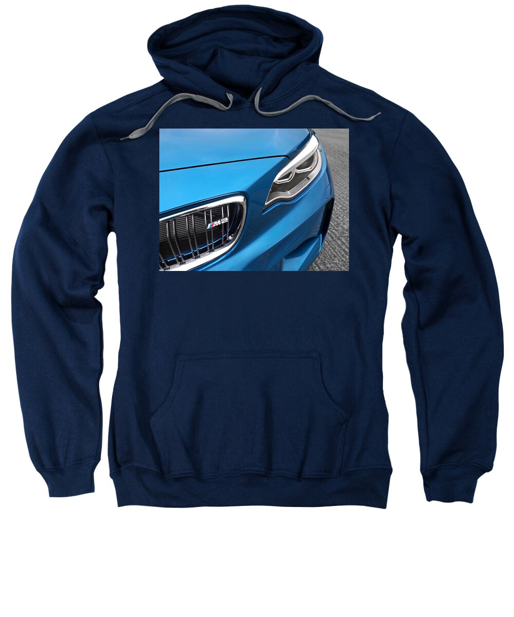 Bmw Sweatshirt featuring the photograph BMW M2 Grille by Gill Billington