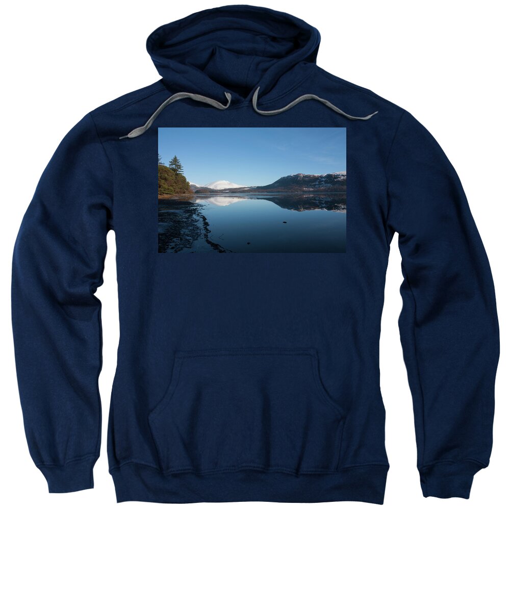 Landscape Sweatshirt featuring the photograph Derwentwater Shore View by Pete Walkden