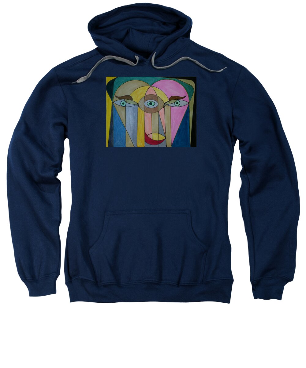 Geometric Art Sweatshirt featuring the glass art Dream 88 by S S-ray