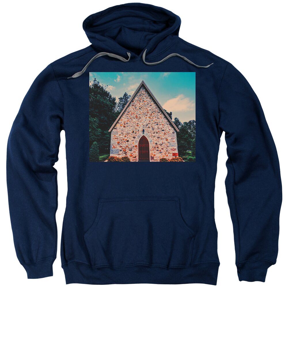 Church Sweatshirt featuring the photograph Emmanuel Chapel by Paul Kercher