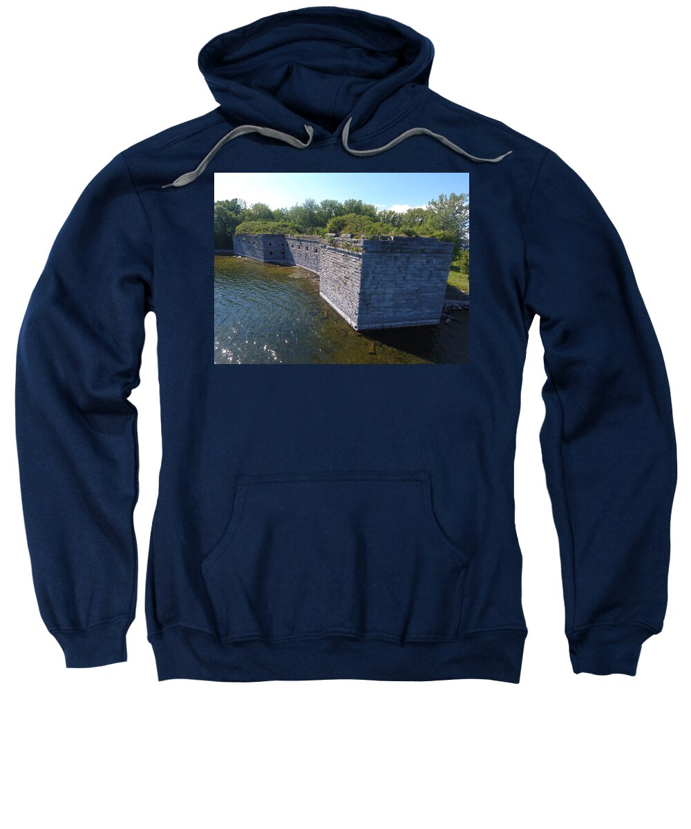 Fort Sweatshirt featuring the photograph Fort Montgomery Close by Jedidiah Thone