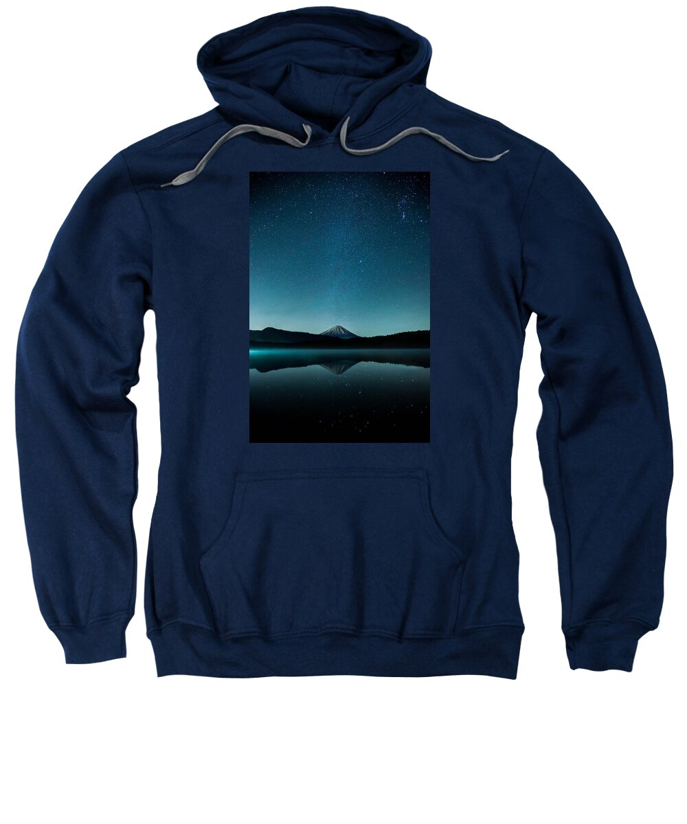 Volcano Sweatshirt featuring the photograph Glazing Lake by Britten Adams