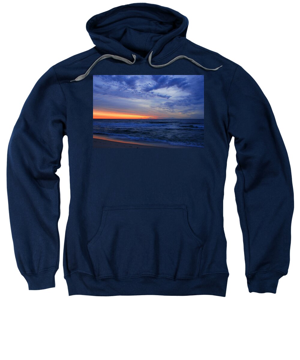 Jersey Shore Sweatshirt featuring the photograph Good Morning - Jersey Shore by Angie Tirado