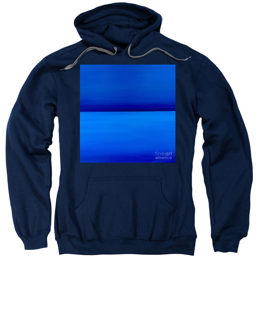 Abstract Sweatshirt featuring the painting Tranquility by Scott French